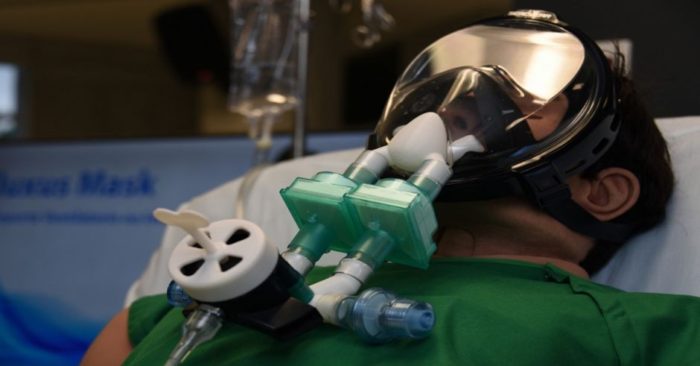 Test of artificial ventilator manufactured in Costa Rica